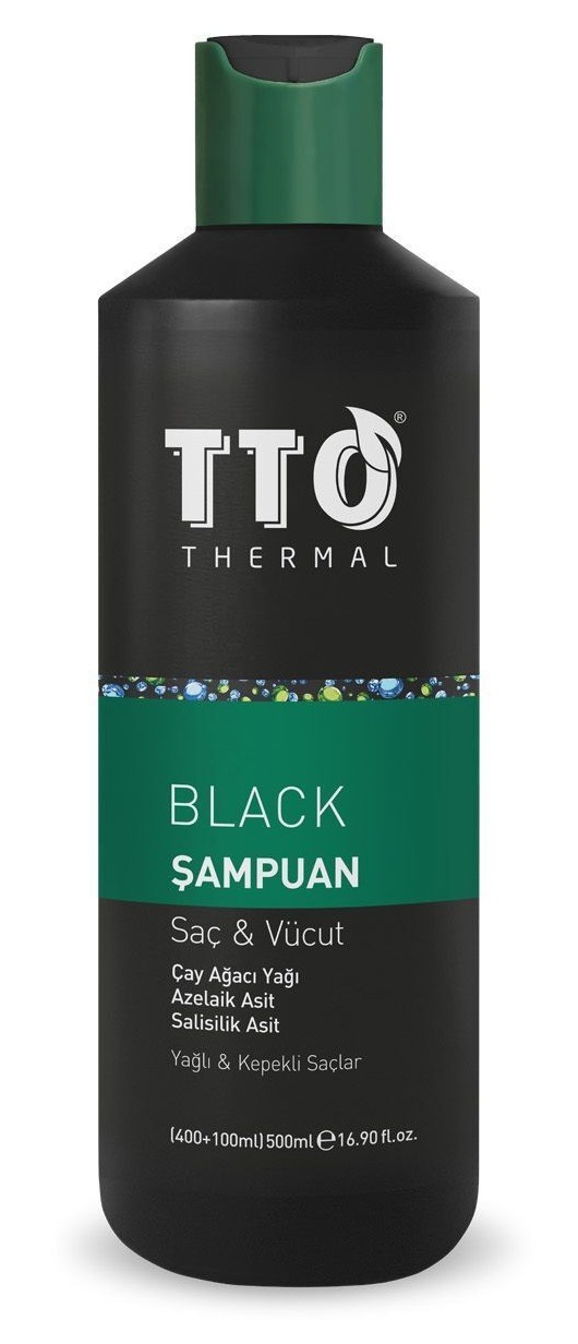 TTO Thermal Tto Saç Ve Vücut Şampuanı 300 100 Ml (çay Ağaci Yaği / Tea Tree Oil)
