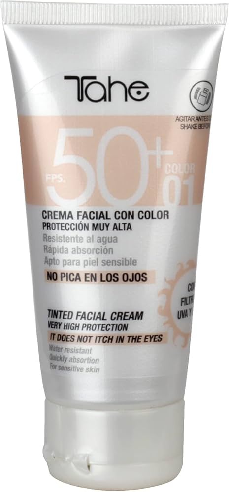 Tahe Sunprotect Crema Con Color