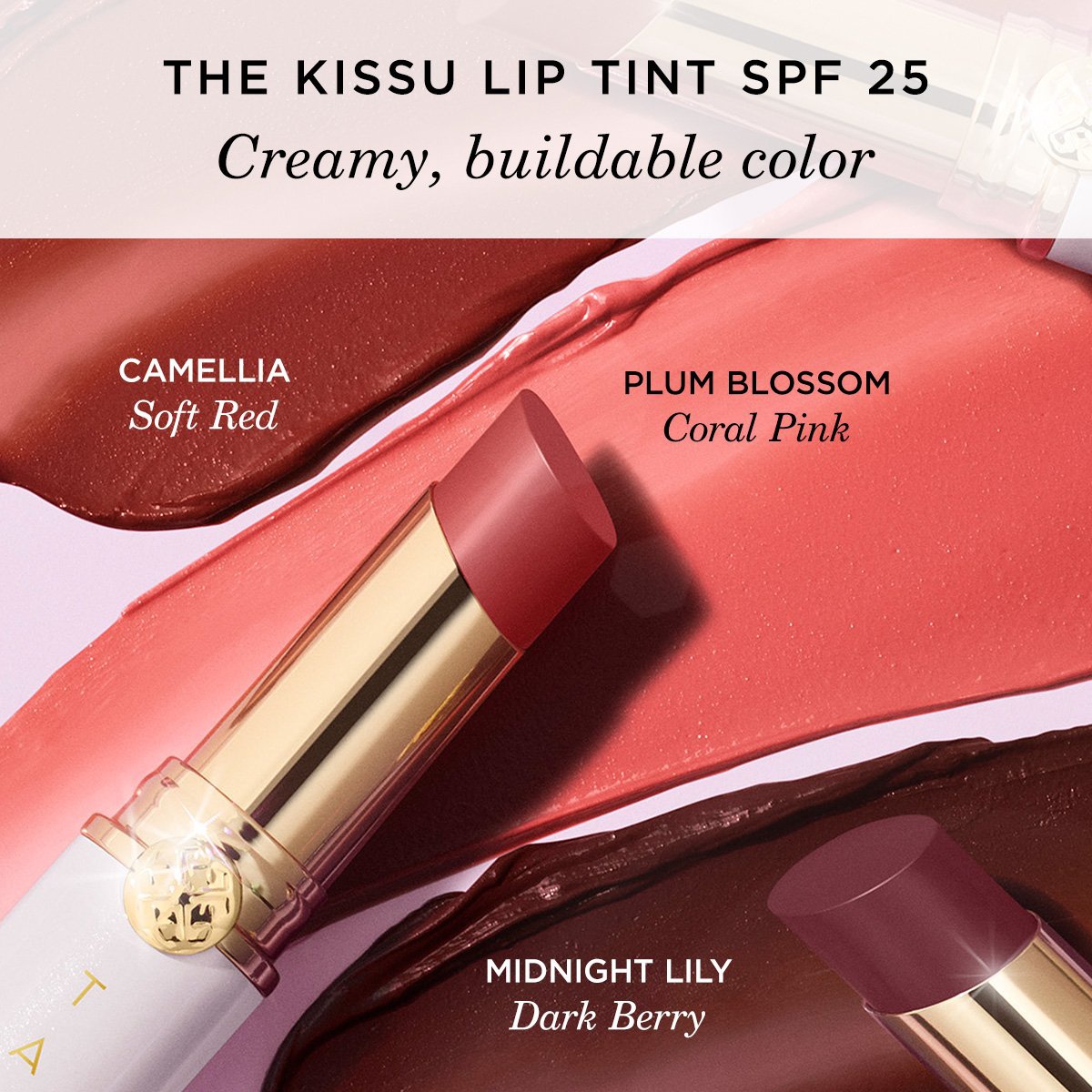 Tatcha The Kissu Lip Tint SPF 25 Tinted Lip Sunscreen