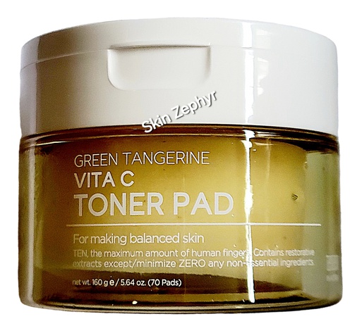 Tenzero Green Tangerine Vita C Toner Pads