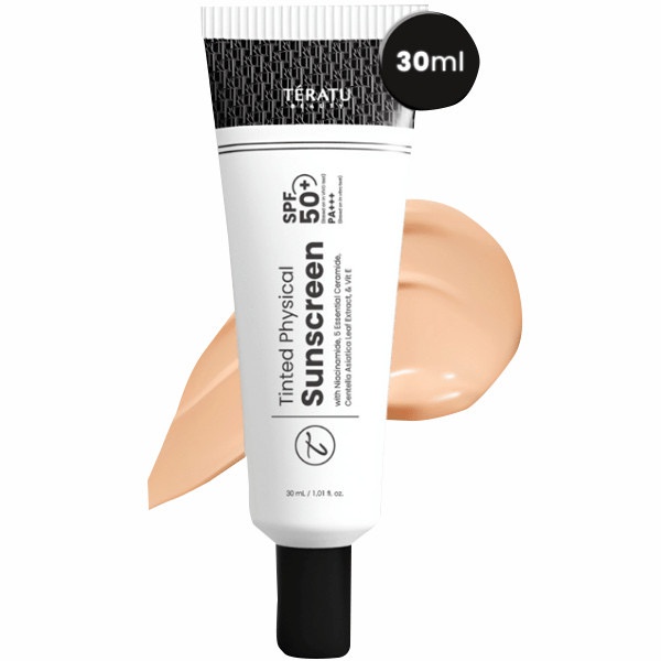 Teratu Beauty New Tinted Physical Sunscreen SPF 50+ Pa+++