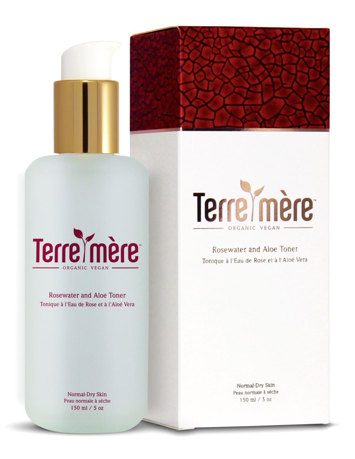 Terre mere Rosewater and aloe toner