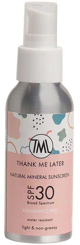 Thank Me Later Fragrance Free Sun Lotion