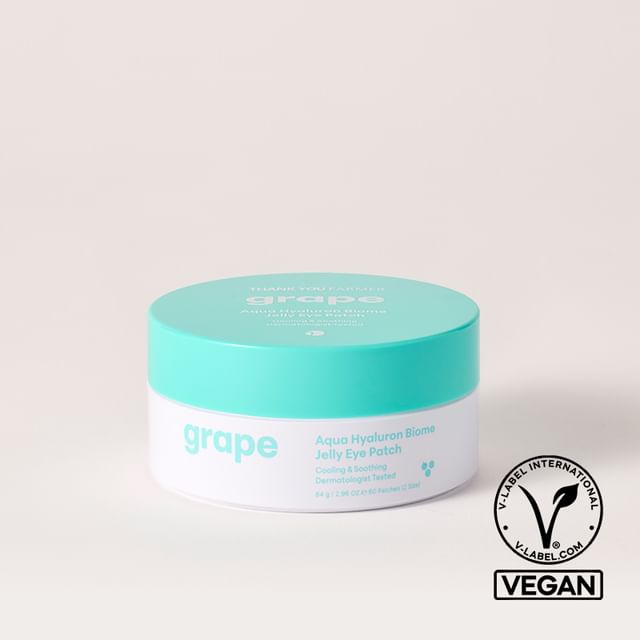 Thank You Farmer Grape Aqua Hyaluron Biome Jelly Eye Patch