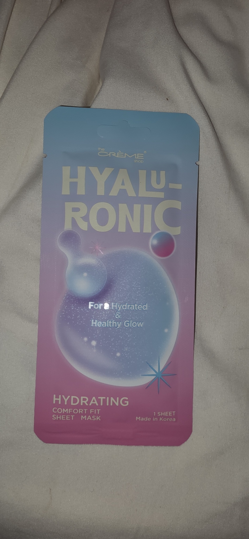 The Creme Shop Hyaluronic Hydrating Comfort Fit Sheet Mask