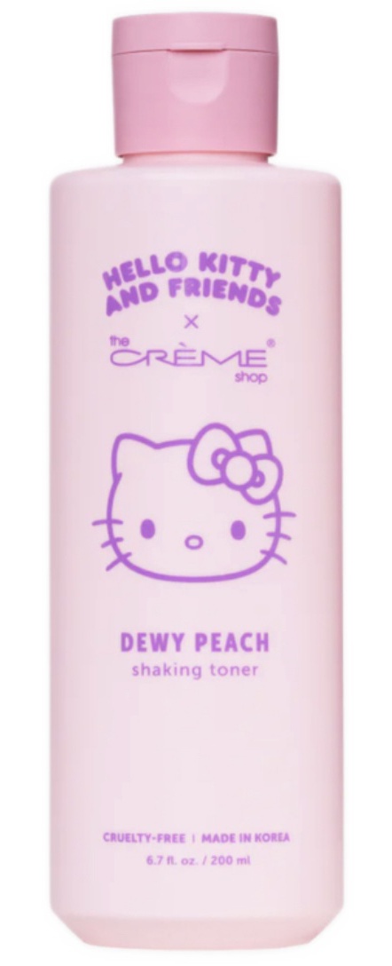 The Creme Shop X Hello Kitty Dewy Peach Shaking Toner