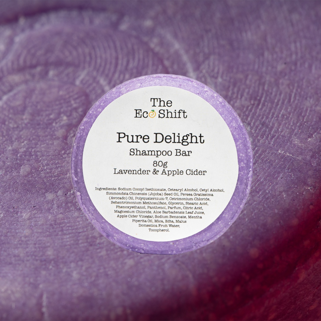 The Eco Shift Pure Delight Shampoo Bar (lavender & Apple Cider)