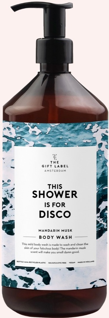 The Gift Label Vegan Douchegel "This Shower Is For Disco" Mandarin Musk