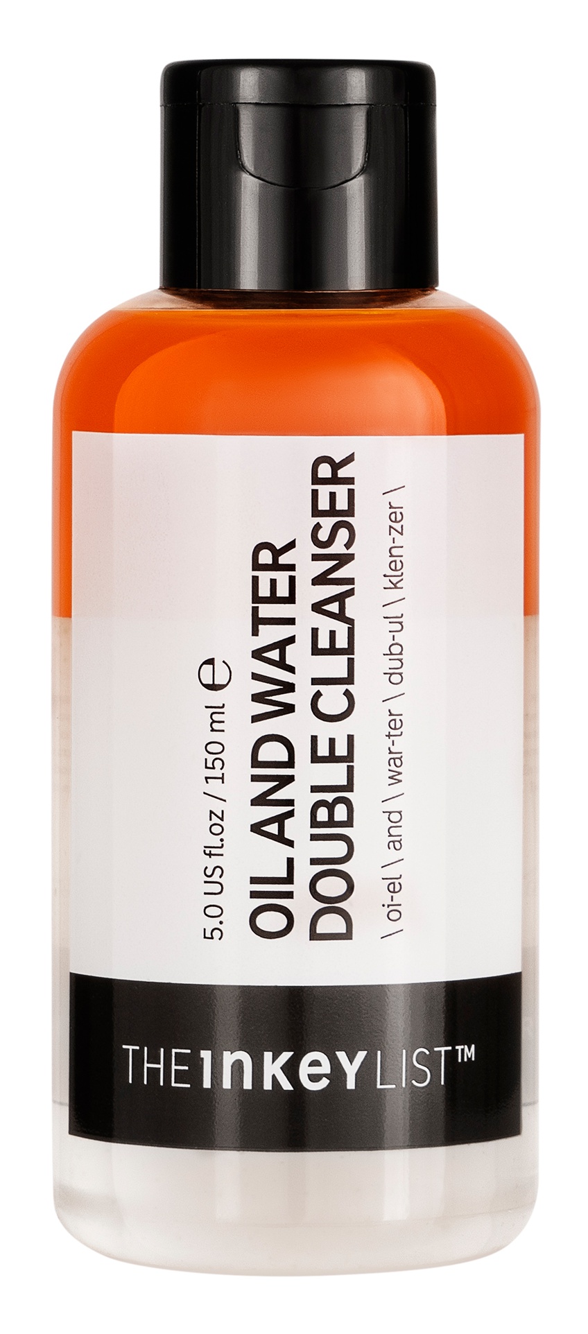 The Inkey List oil and water double cleanser