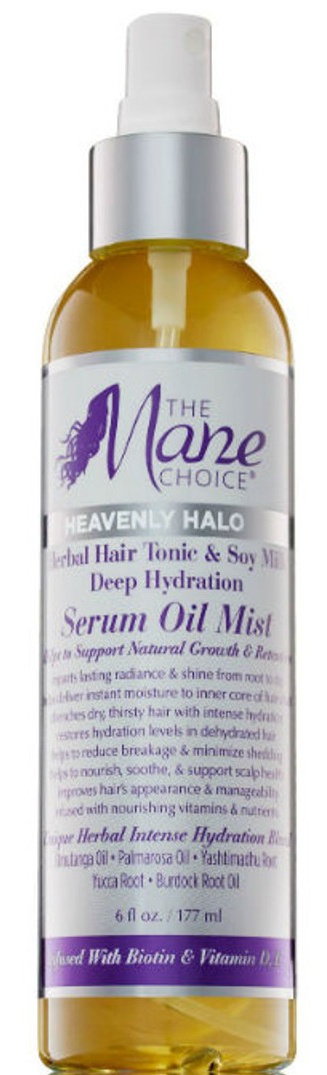 The Mane Choice Heavenly Halo Herbal Hair Tonic & Soy Milk Deep Hydration Serum Oil Mist