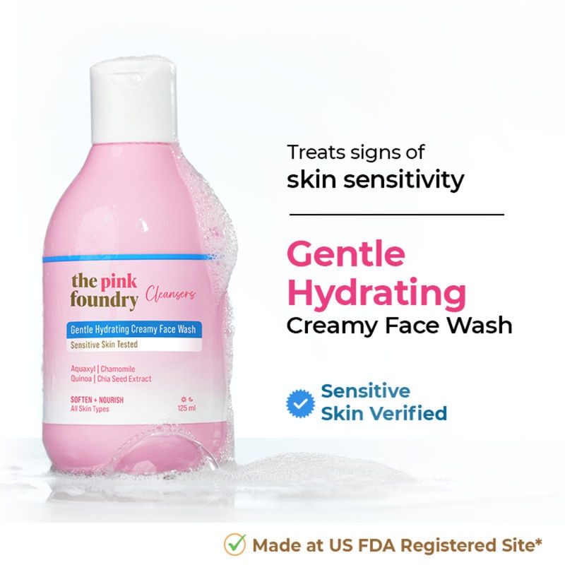 The Pink Foundry Gentle Hydrating Creamy Face Wash