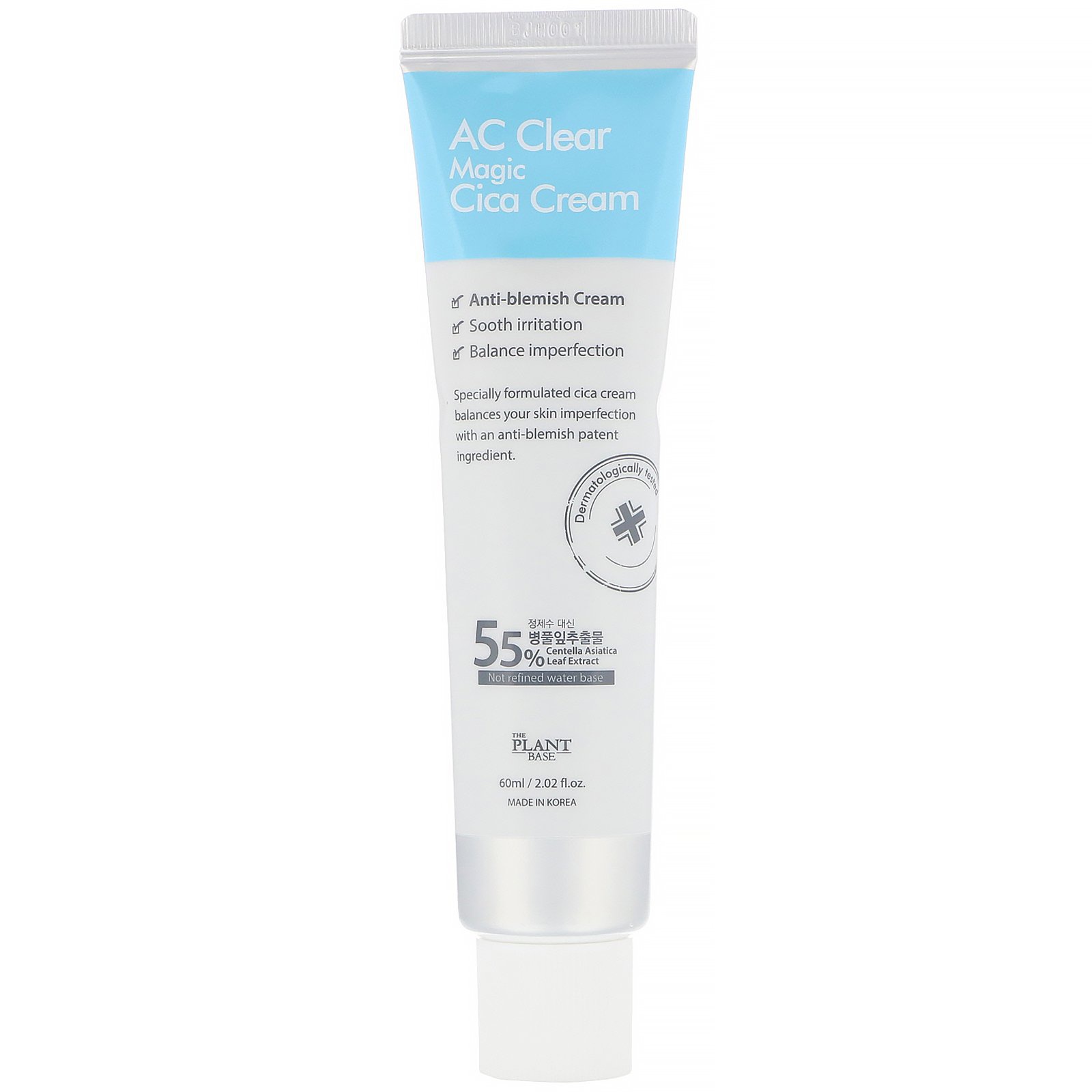 The Plant Base Ac Clear Magic Cica Cream