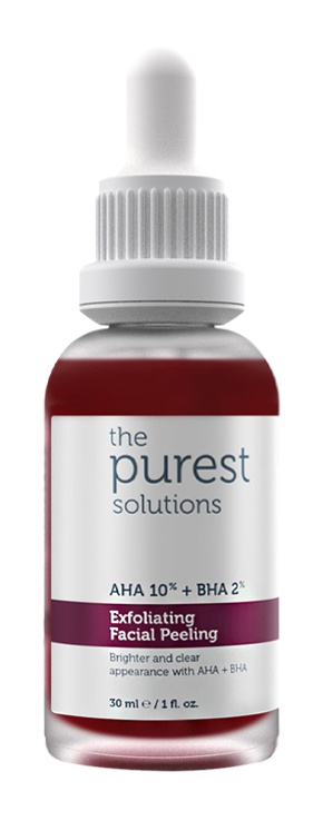 The Purest Solutions Aha %10 Bha %2 Exfoliating Facial Peeling
