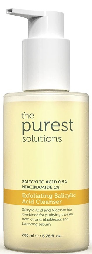 The Purest Solutions Exfoliating Salicylic Acid Cleanser 0,5 % Salicylic Acid, 1% Niacinamide