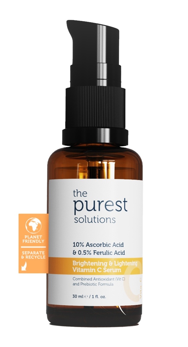 The Purest Solutions Vita-c Serum Ve Aydınlatıcı Renk Tonu Eşitleyici C Vitamini Serum