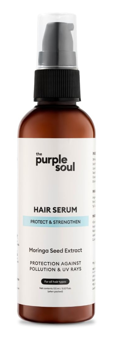 The Purple Soul Hair Serum For Frizzy Hair With Moringa Seed Extracts