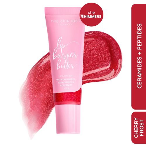 The Skin Diet Company Lip Barrier Butter Balm To Brighten & Hydrate Lips - Cherry Frost