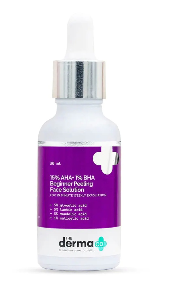 The derma CO 15% AHA + 1% PHA Beginner Peeling Face Solution
