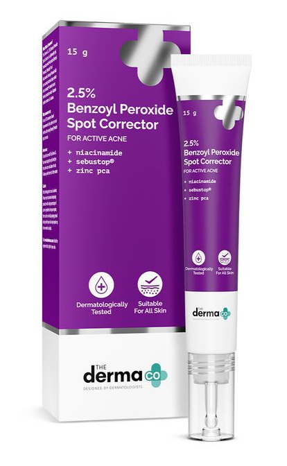 The derma CO 2.5% Benzoyl Peroxide Spot Corrector Gel