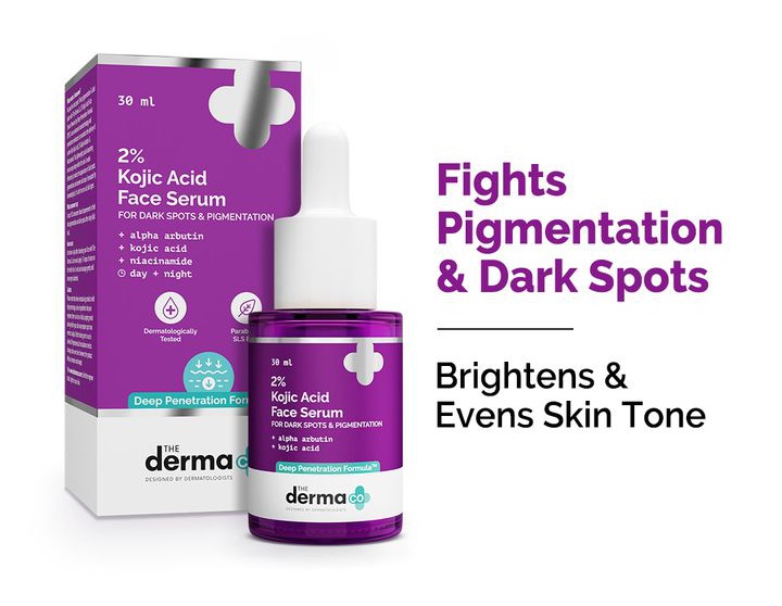 The derma CO 2% Kojic Acid Face Serum With 1% Alpha Arbutin & Niacinamide