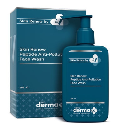 The derma CO . X Dr V Skin Renew Peptide Anti-pollution Face Wash With Peptides & Niacinamide -
