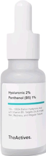 TheActives. Hyaluronic 2% + Panthenol (B5) 1%