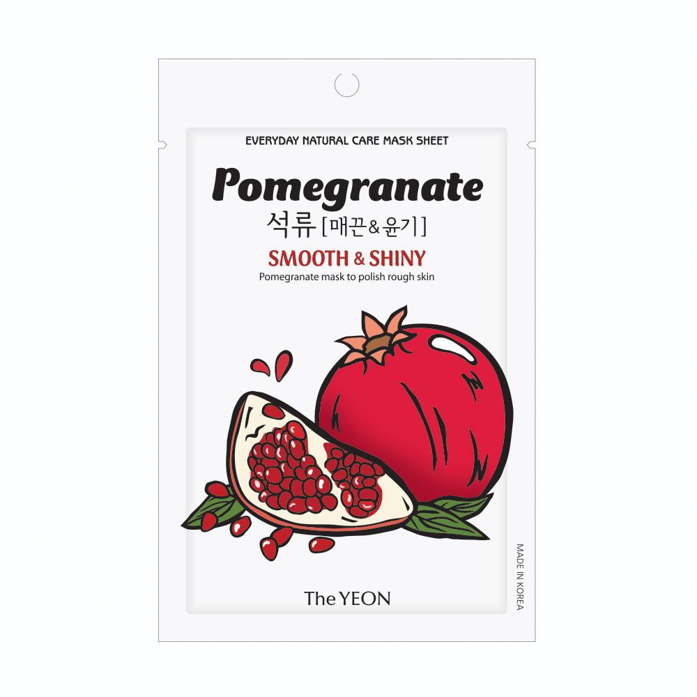 TheYeon Pomegranate Everyday Natural Care Essence Mask Sheet
