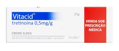 Theraskin Vitacid Tretinoína 0,5mg/g Creme