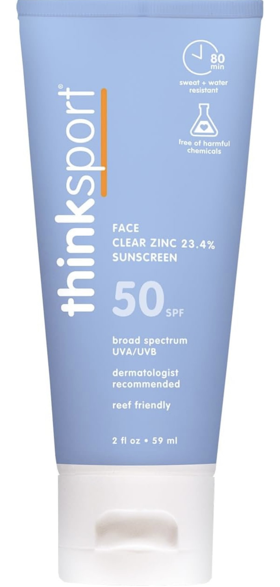Think Sport Mineral Face Sunscreen SPF 50