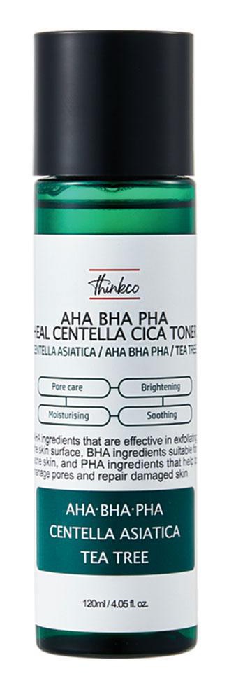 Thinkco AHA BHA PHA Heal Centella Cica Toner