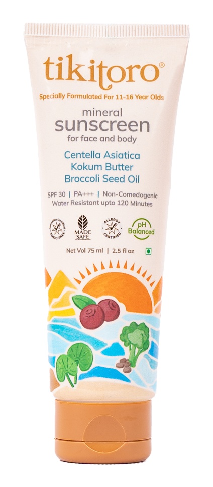 Tikitoro Mineral Sunscreen For 11-16 Year Olds
