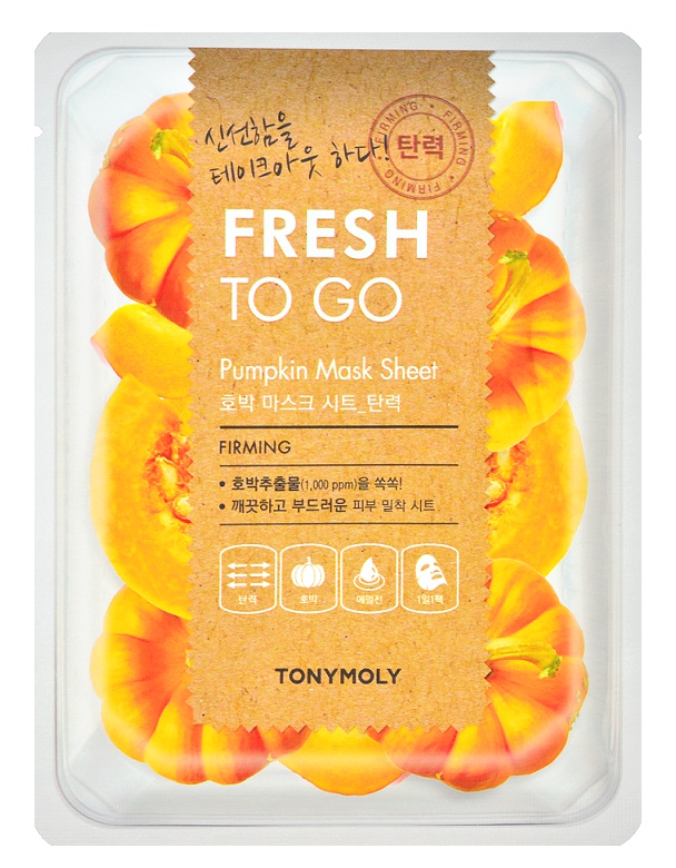TonyMoly Fresh To Go Pumpkin Mask Sheet