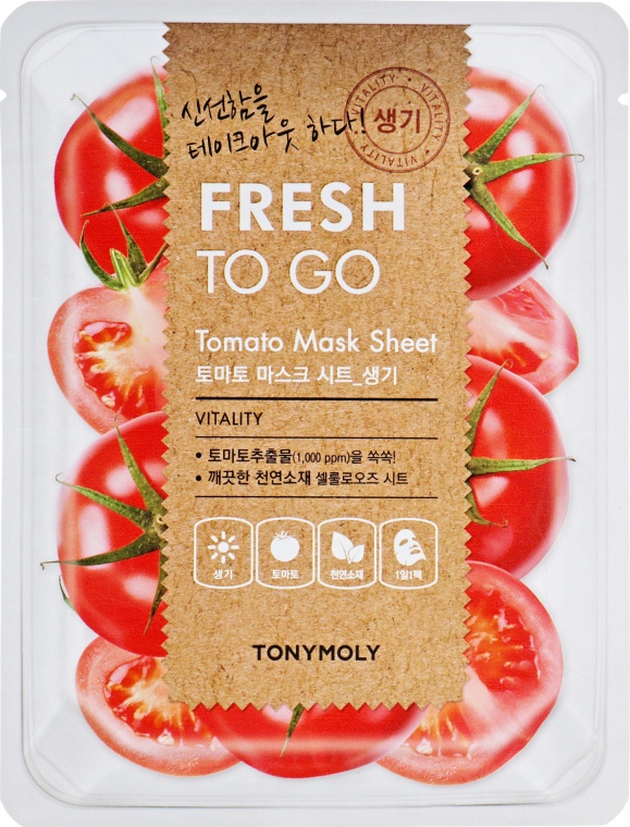 TonyMoly Fresh To Go Tomato Mask Sheet