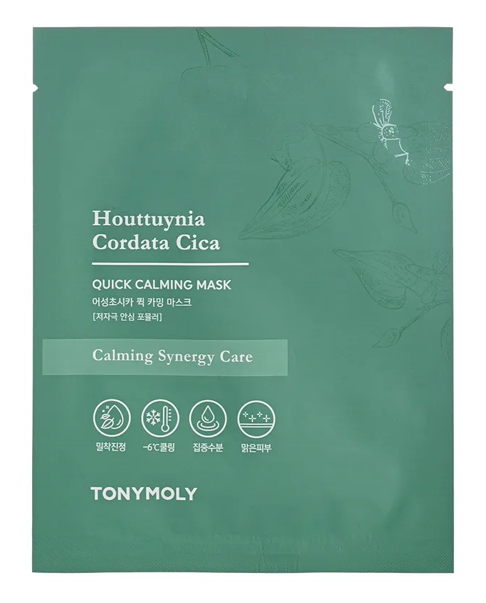 TonyMoly Houttuynia Cordata Cica Quick Calming Mask