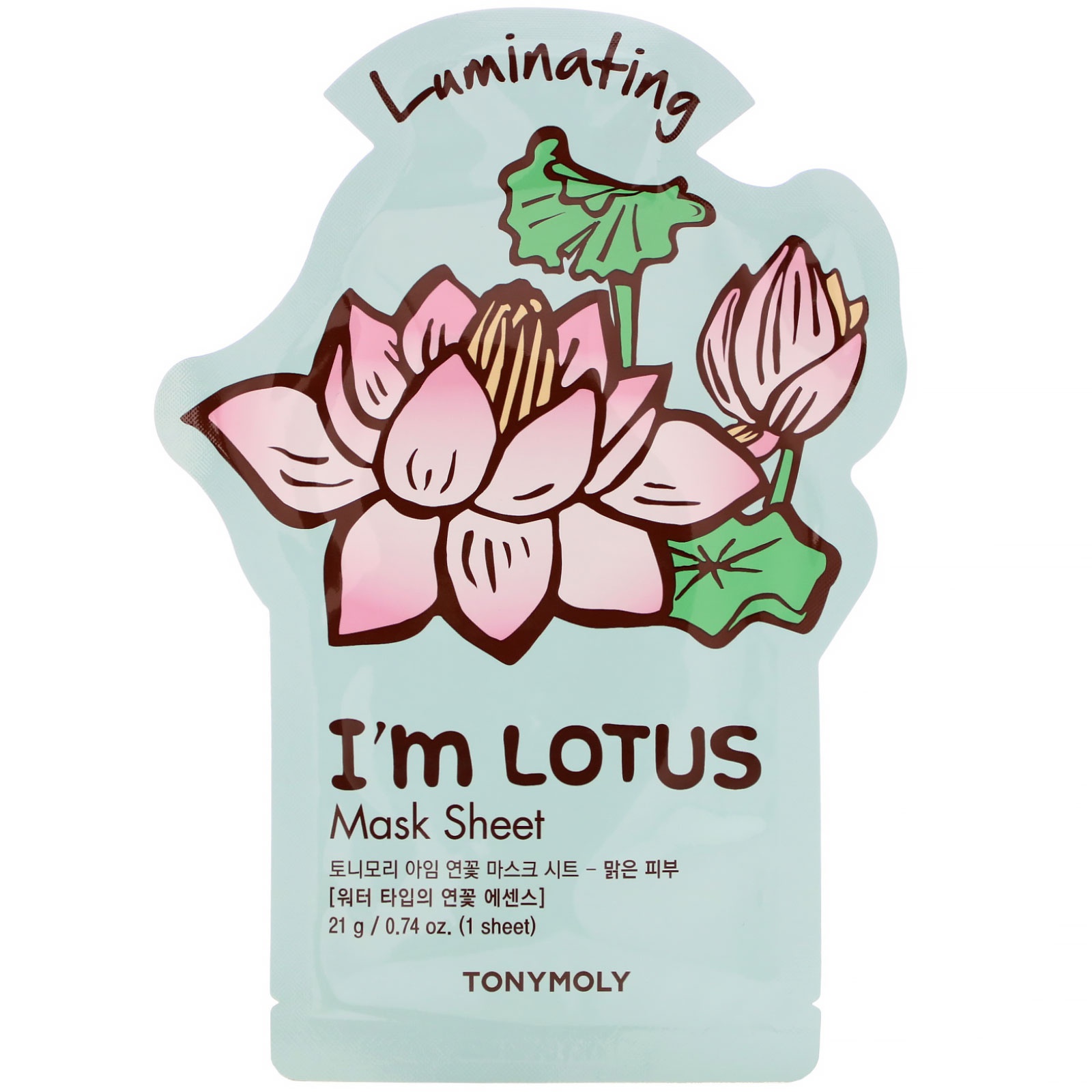 TonyMoly I'm Lotus Luminating Beauty Mask Sheet