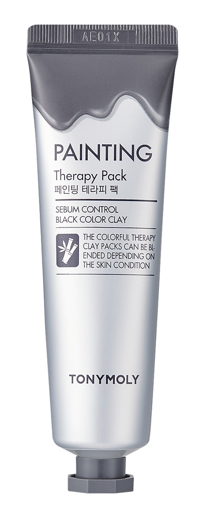 TonyMoly Painting Therapy Pack Sebum Control Black Color Clay