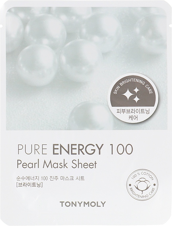 TonyMoly Pure Energy 100 Pearl Mask Sheet