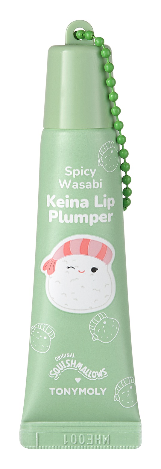 TonyMoly Squishmallows Keina Spicy Wasabi Key Chain Lip Plumper