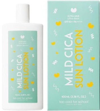 Too Cool For School Mild Cica Sun Lotion Spf50+ Pa++++