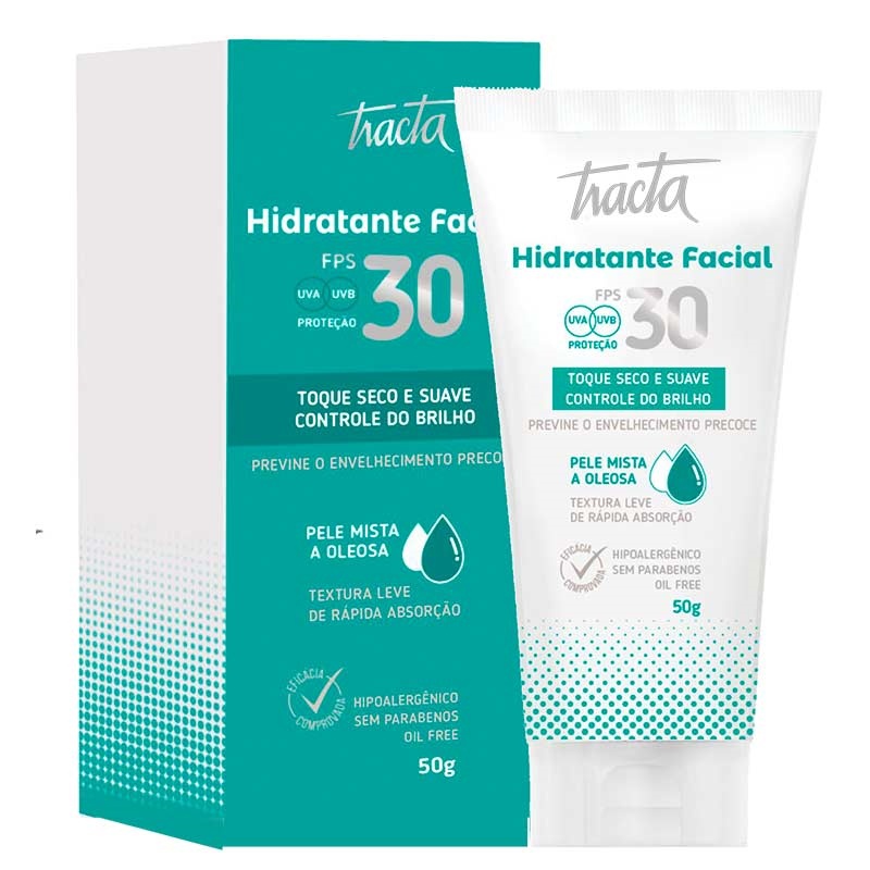 Tracta Hidratante Facial Pele Mista E Oleosa FPS30