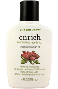 Trader Joe's Enrich Spf Lotion