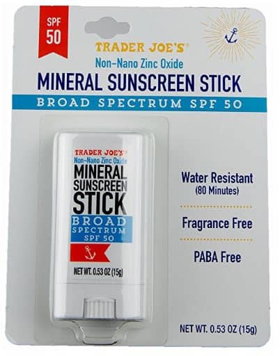 Trader Joe's Mineral Sunscreen Stick