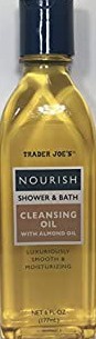Trader Joe's Nourish Shower And Bath Cleansing Oil