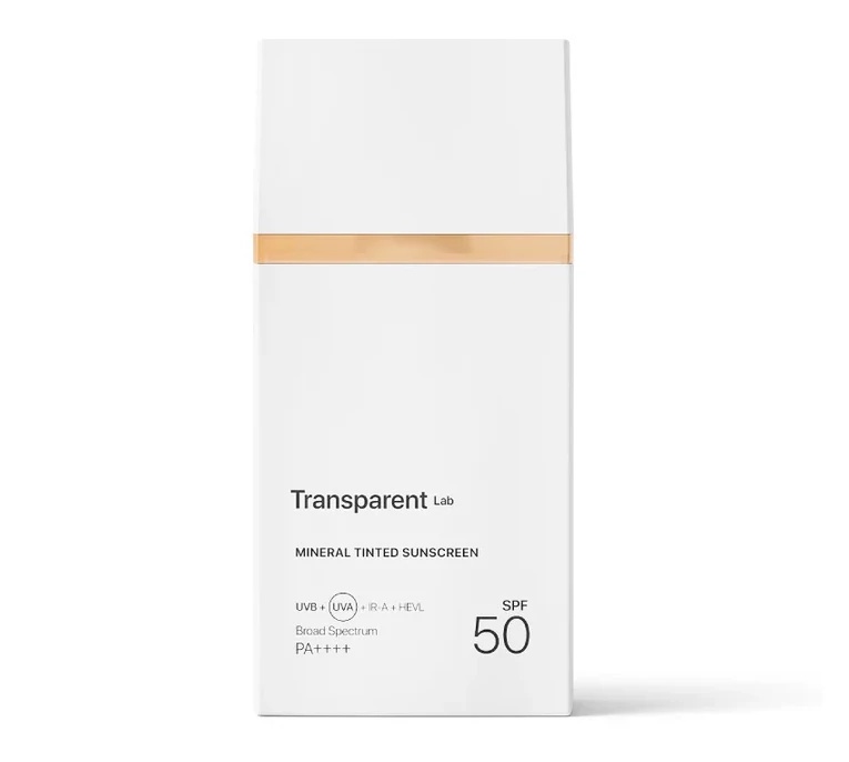 Transparent lab Mineral Tinted Sunscreen SPF 50 Light