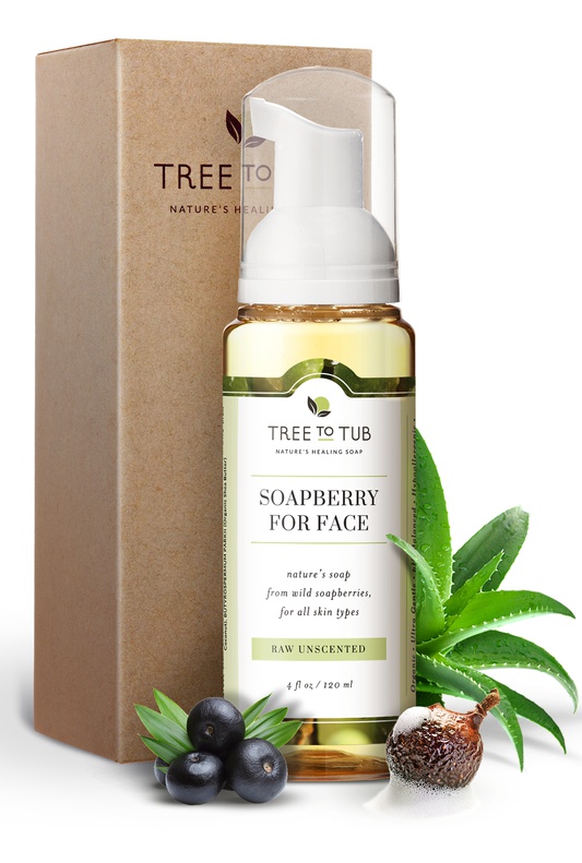 Tree to Tub Soapberry Facial Cleanser Raw Unscented