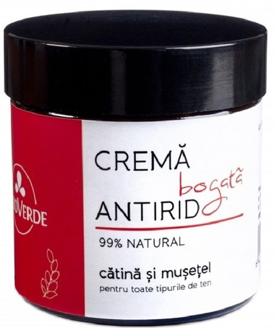 Trio Verde Crema De Fata Bogata Antirid Cu Catina & Musetel