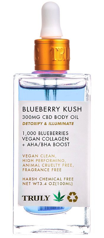 Truly Blueberry Kush CBD Body Oil