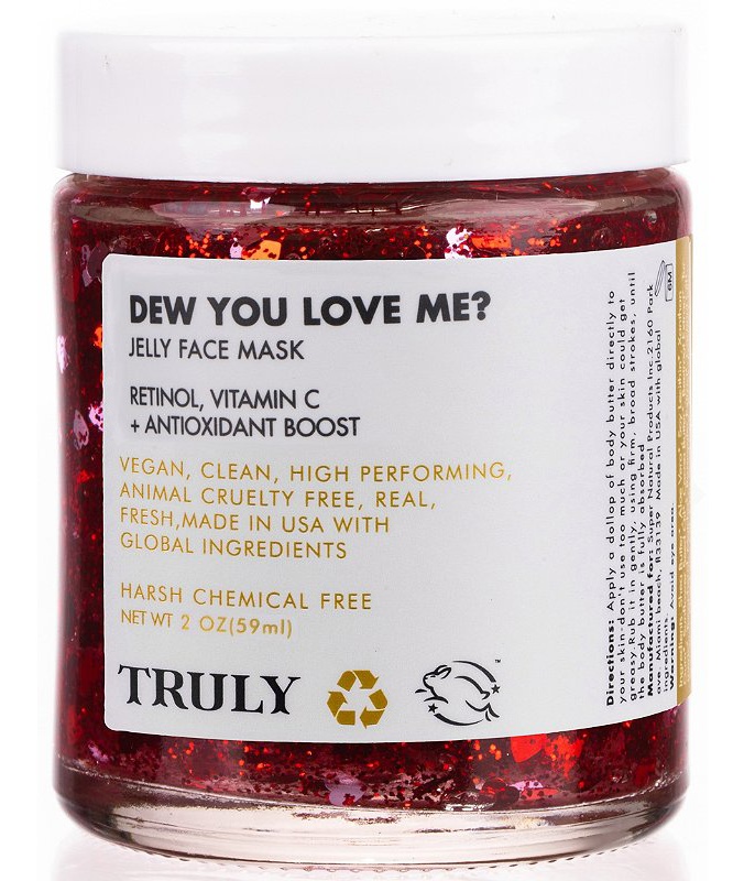 Truly Dew You Love Me? Jelly Face Mask