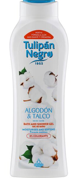 Tulipán Negro Algodón Y Talco [Cotton & Talc] Gel De Baño