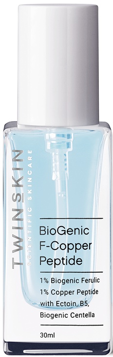 Twins Skin Biogenic F - Copper Peptide - Total Skin Recovery Serum - Ultimate Antioxidant, Soothing, And Scar-fading Solution